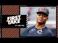 Is Justin Fields ready to be the Bears' permanent starting QB? First Take debates