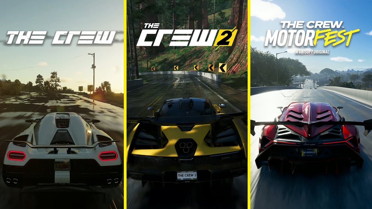 The Crew 2 vs The Crew Motorfest  Graphics & Car Sounds Comparison [PC,  4K] 