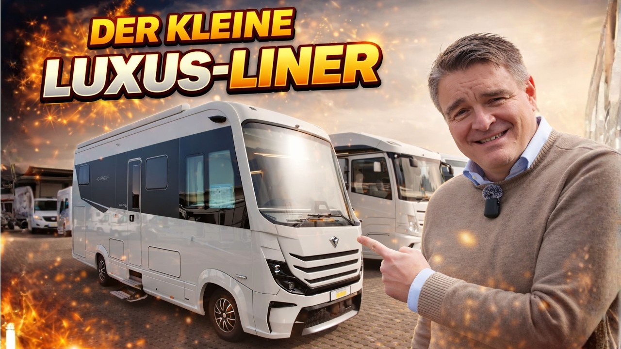 Kleiner Liner! WOHNMOBIL VOLLINTEGRIERT 2026 Neuheiten Mini Liner Concorde Carver 850 LI