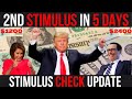 WOAH! NEW Stimulus Deadline In 5 Days | 2nd $1200 Stimulus Check & Package Update