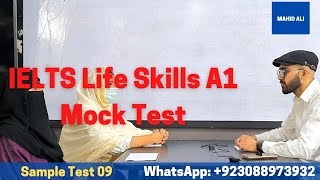 IELTS Life Skills A1 Sample Test 09 Complete │ Speaking and Listening │ Latest Test 2023 │ Mahid Ali