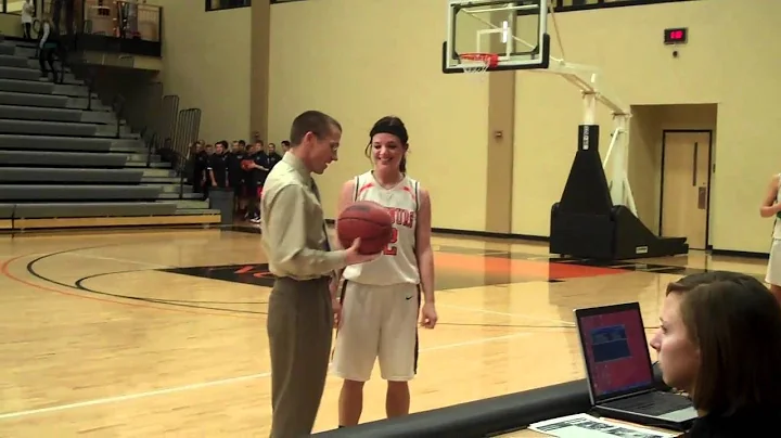 Samantha Harrington honored for her 1000th point