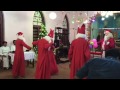 Funny  santa Claus church   Danceeee