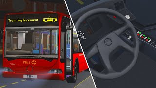 Roblox Croydon Bus Simulator | TR1 West Croydon Bus Station → Elmers End | Mercedes-Benz Citaro G.