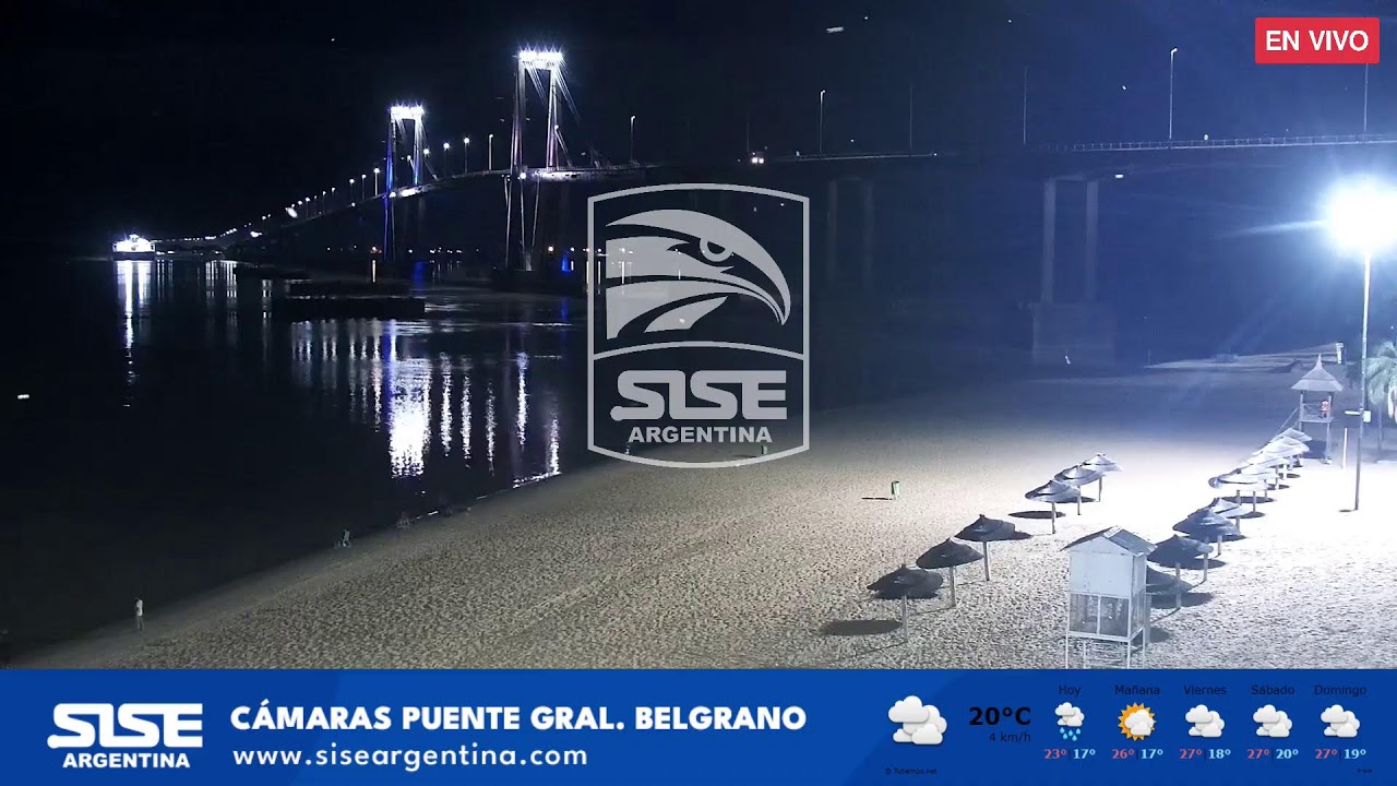Cámaras en vivo Puente Gral Belgrano - SISE Argentina®