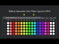 Build an interactive COLOR PICKER for grandMA3 in less than 3 min (layout view)
