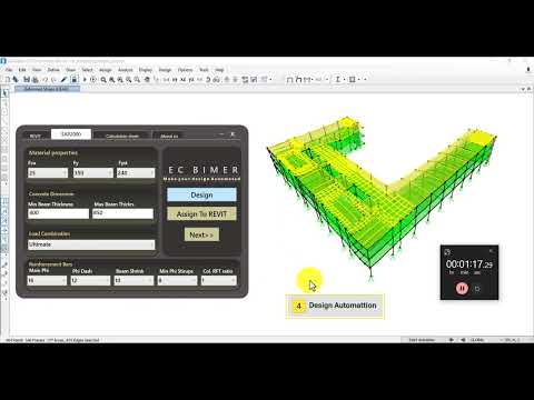 EC BIMER | Revit Plugin For integrating Revit With SAP2000 using Revit API and CSI API