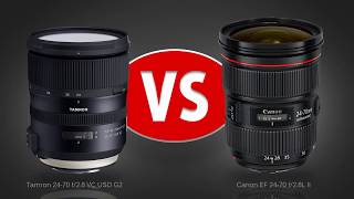 Lens Comparison: Tamron 2470 f/2.8 G2 vs Canon 2470 f/2.8 L II (Corrected)