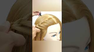 #easy braided hairstyle for girls #Braided #hairstyletutorial #youtubevideos #youtuber #youtubeshort