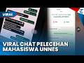 Viral Kasus Chat Pelecehan Mesum di Unnes Semarang, Berawal dari Open Jasa Titip Barang