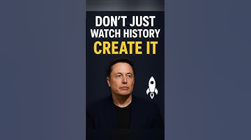 Don’t Just Watch History — Create It | Elon Musk Motivation #spacex #tesla #shorts