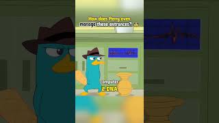 How does Perry even manage these entrances! 🤯 #AgentP #PhineasandFerb