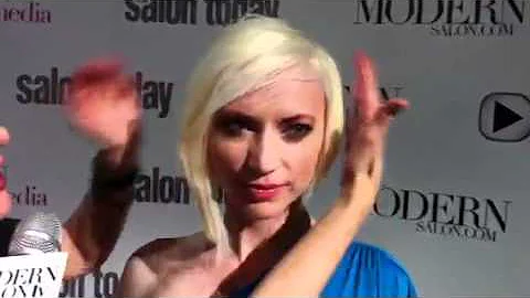 Shawna Parvin from Aquage Demos at Modern Salon Bo...