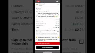 Working Uber Eats promo code June 2026 😭🍕  #UberEats #PromoCode #FoodHacks #FreeDelivery #Shorts