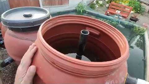 Back flushing diy gravel filter