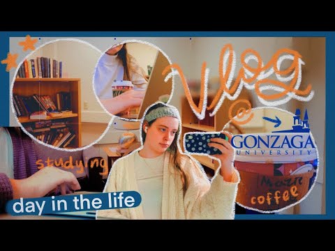 School Day in My Life (at Gonzaga University) | March 2021 Vlog