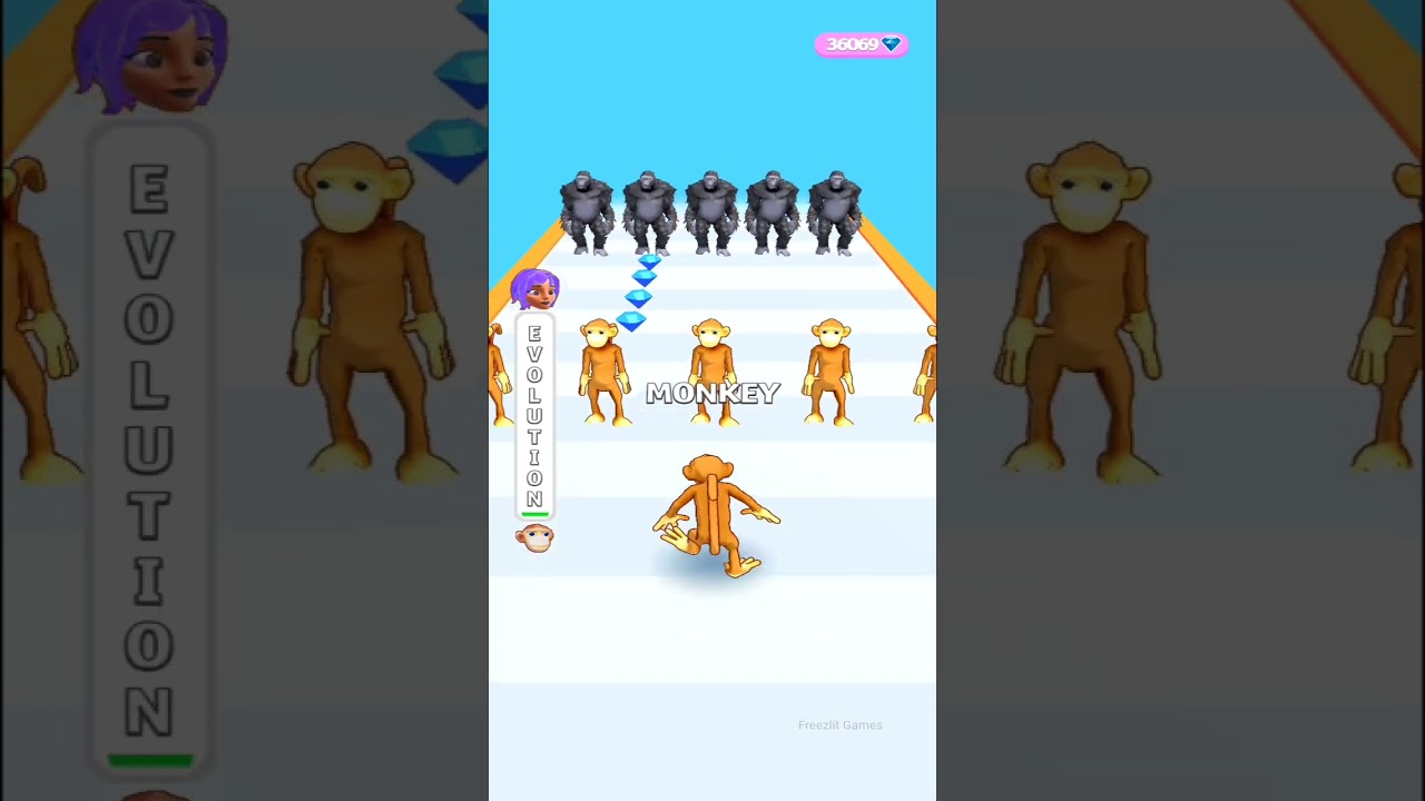 Evolution Run 3D ​- All Levels Gameplay Android Levels Part 6