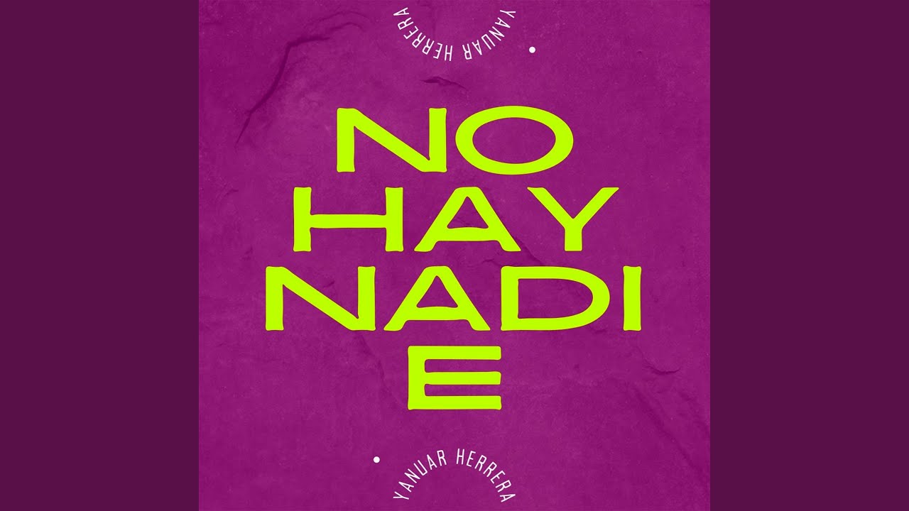 Cover No Hay Nadie