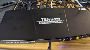4K60Hz Dual-monitor KVM for under $200? TESmart DP+HDMI Dual-monitor KVM first impressions w/ PC&Mac