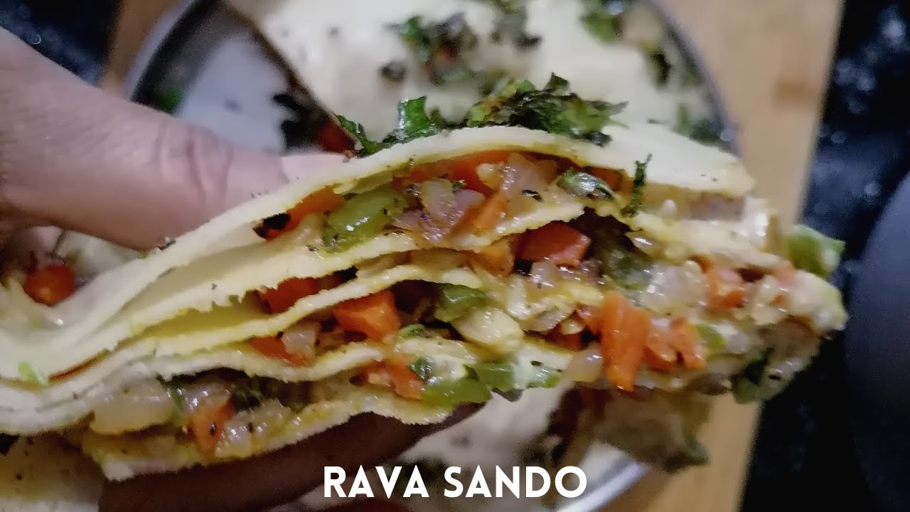 Rava Sando Rava recipe Simple snack Easy Snack Rava Snacks