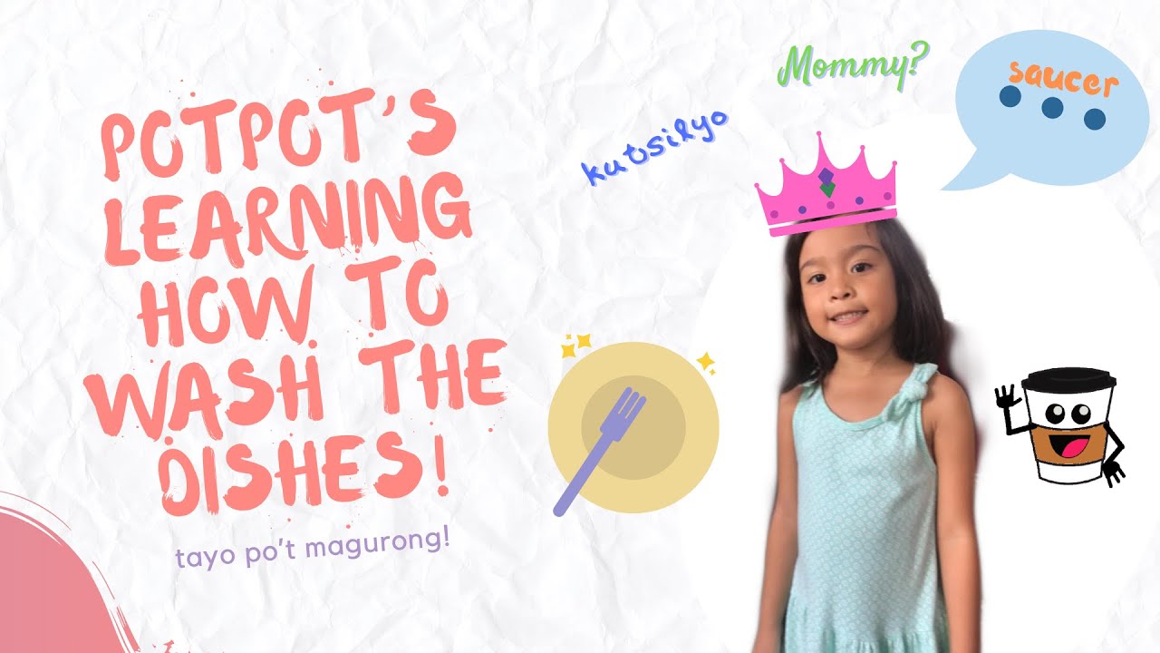 LET'S WASH THE DISHES | Teach your kids when young | #5 - YouTube