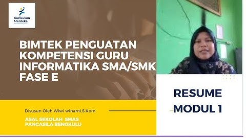 Resume modul 1 bimtek informatika 2024
