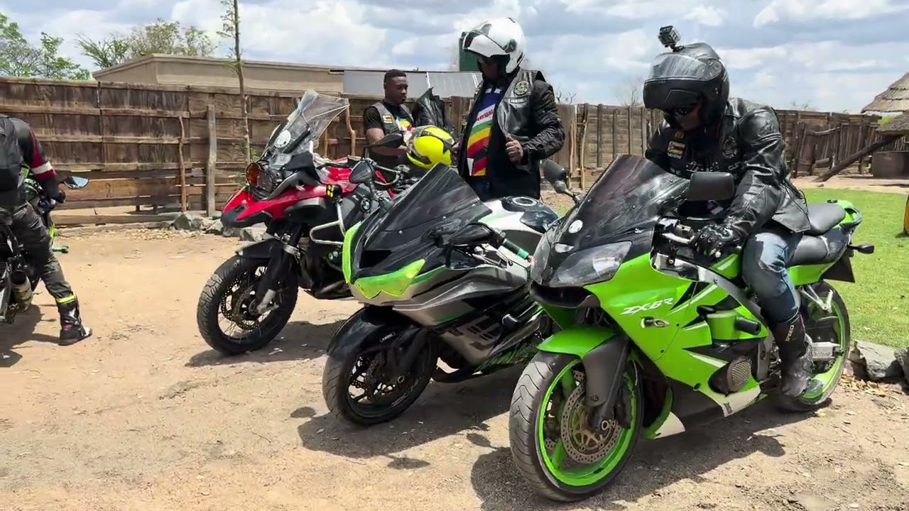 Bikers from across Zimbabwe visited a Rural Restaurant called KwaTerry.