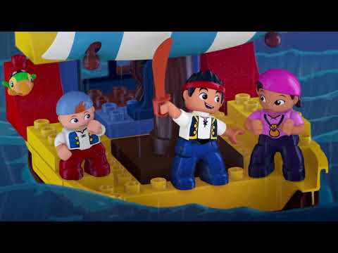 LEGO-Disney Джейк и ПИРАТСКИЕ СОКРОВИЩА - серия 3 - Штормовое море | мультфильм Лего про пиратов