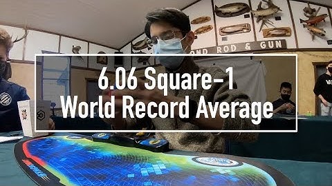 6.06 Square-1 World Record Average (Former) | Sameer Aggarwal