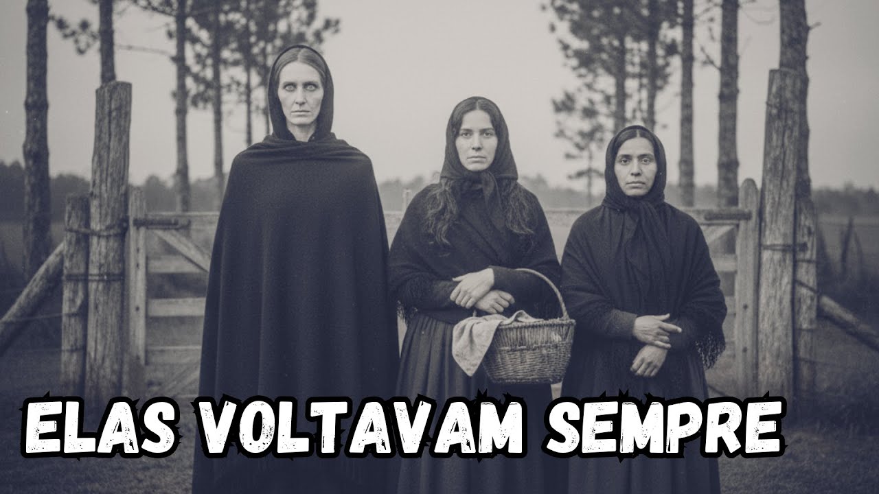 (1879, Oeste Paraná) As Bruxas da Porteira Velha: Vistas Carregando Sacos Misteriosos ao Anoitecer