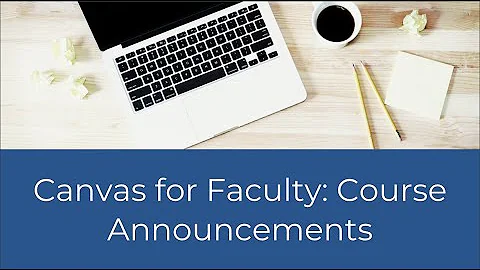 Canvas Course Announcements
