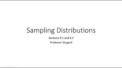 Statistics - Chapter 8