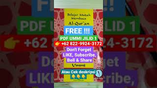 FREE !!! PDF UMMI JILID 1 | Next Jilid 2