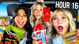 Eating Only GAS STATION FOOD for 24 Hours!! 🤮