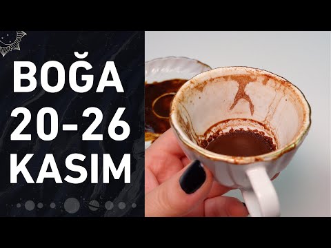 BOĞA BURCU 20 - 26 KASIM 2023 KAHVE FALI ( Haftalık Burç Yorumları )