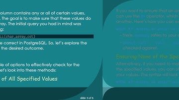 How to Ensure Multiple Values Don’t Exist in an Array Column in PostgreSQL