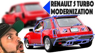Renault 5 Turbo Re-design - Modernizing an 80s Euro ICON!!