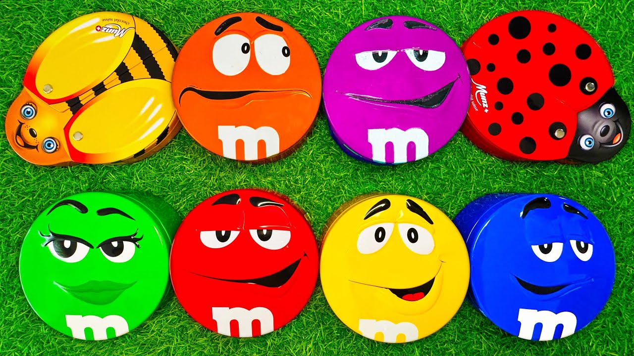 6 Minutes Satisfying with Relaxing Unboxing Tasty Munz & Chocolate M&M'S Candy From Funny Boxes ASMR