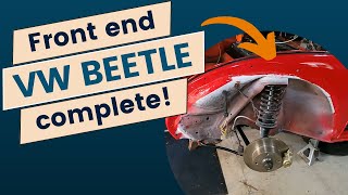 1972 Super Beetle | Brakes, Lines, Control Arms Installed!