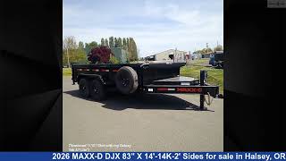 Unbelievable 2026 MAXX-D DJX Dump Trailer RV For Sale in Halsey, OR