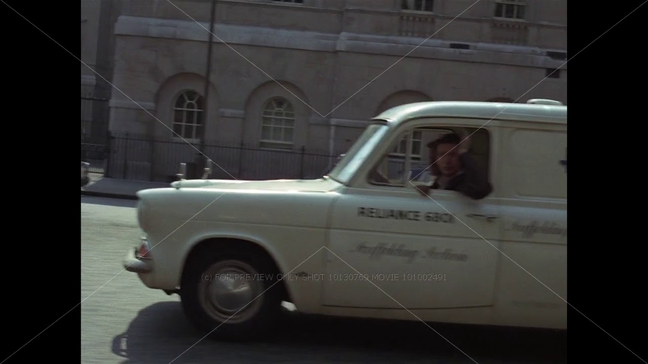 1960 - 1970s London POV Driving Shot On 35mm Film Negative