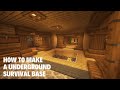 【マインクラフト】地下の家の内装の作り方 / How to Make a Underground Survival Base【カップルでマイクラ生活・講座編】