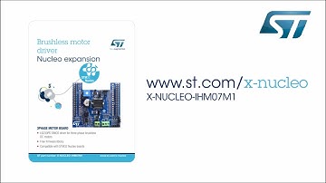 Getting started with 3-phase brushless DC motor driver expansion board (STM32 ODE)
