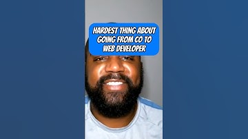 Hardest thing about going from CO to Web Developer #militarythencode #tech #transition #shorts