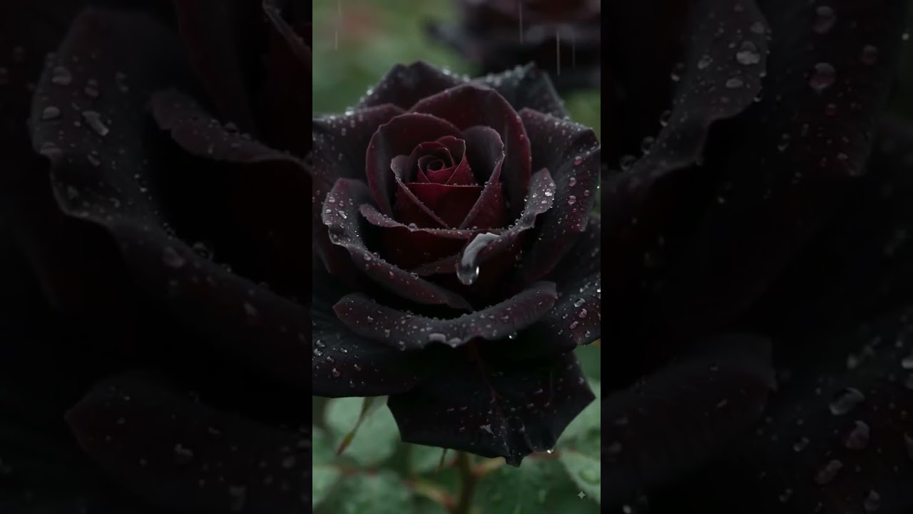 Black rose garden - YouTube