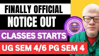 🥰 SOL CLASSES STARTS 2026 TIME TABLE OUT UG SEM 4 & 6 , PG SEM 4 ( CENTRE LIST) 