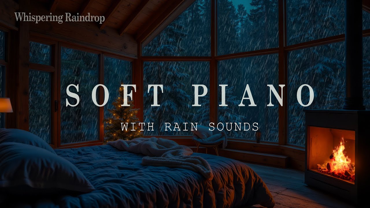 Healing Sleep Music with Relaxing Piano & Soft Rain 🌧️ Rain Sounds to ...