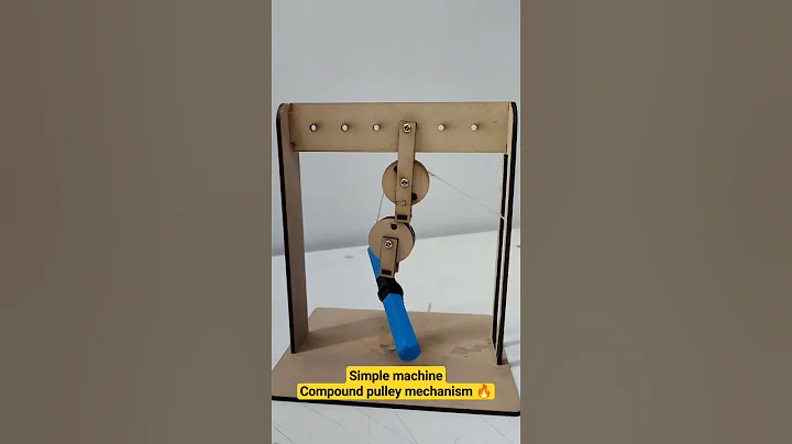 How to make simple machines | compound pulley mechanism 🔥 #shorts #science