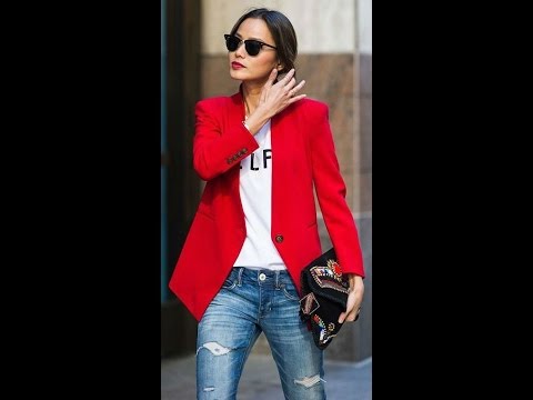 womens casual blazer outfits