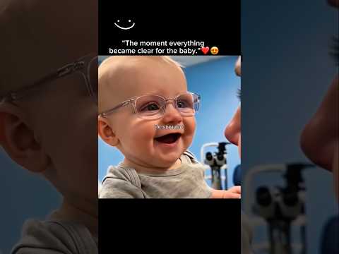 “The moment everything became clear for the baby.”❤️😍